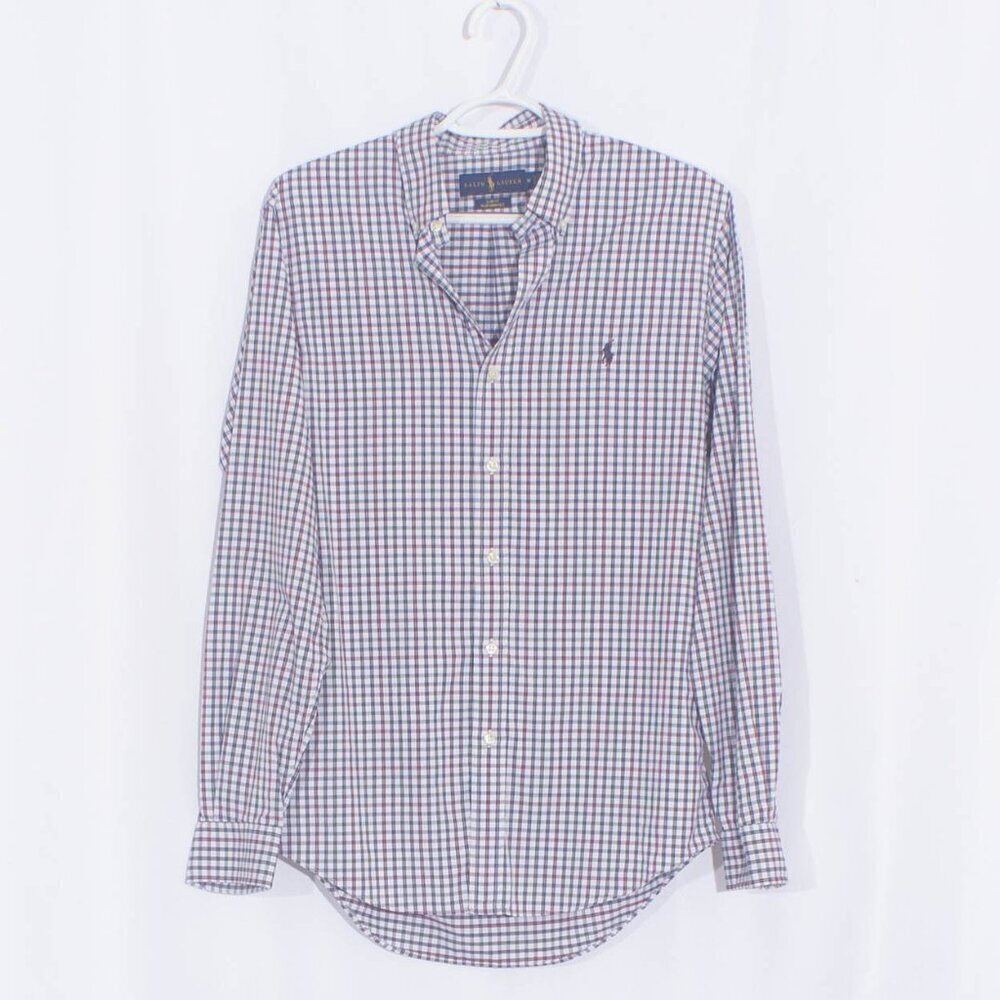 RALPH LAUREN Slim Fit Performance Button Down Shirt Size M